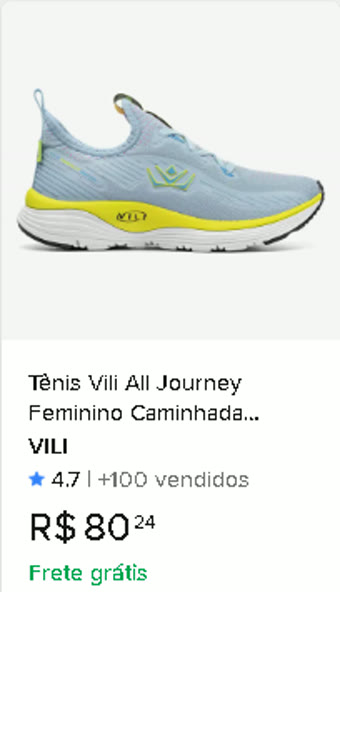Tênis feminino para caminhada